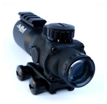 (Out of Stock)AIM Sports 4x32 Dual Illuminated Scope w/Single Weaver Rail